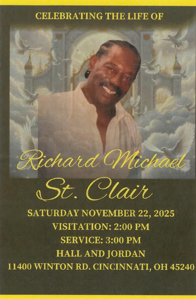 Richard Michael St. Clair Obituary, Silverton, OH